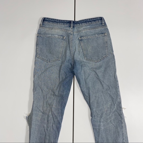 FOREVER 21 BOYFRIEND DEMIN RIPPED CAPRI JEANS - Picture 6 of 9